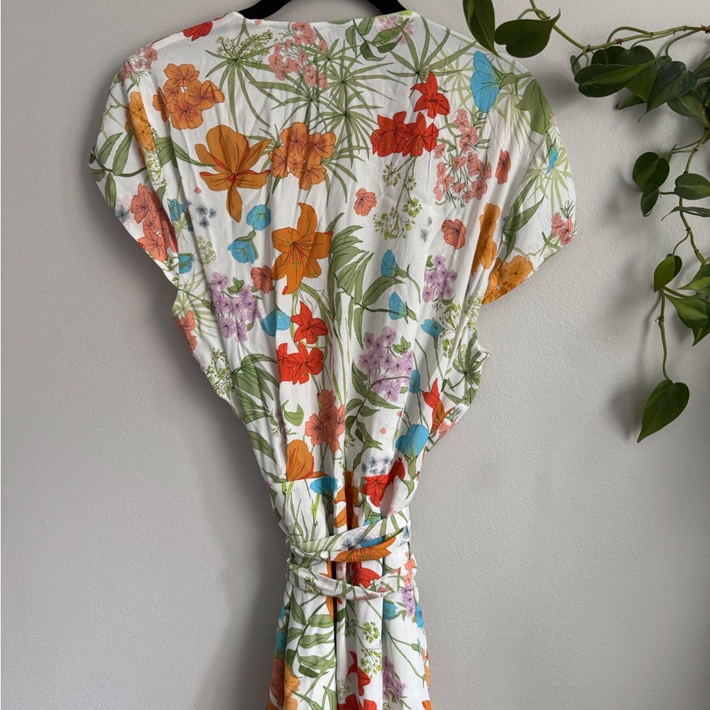 NWT & Other Stories wrap maxi dress in multi floral print - Picture 3 of 7